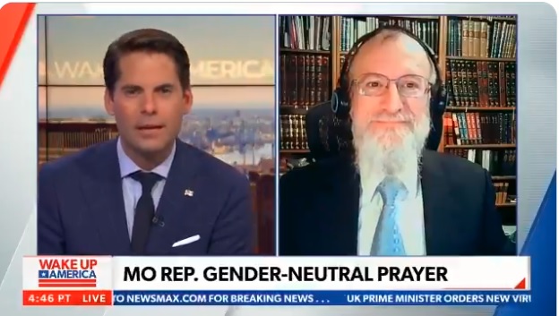 Newsmax: Wake Up America Interviews Rabbi Yaakov Menken on A-Women