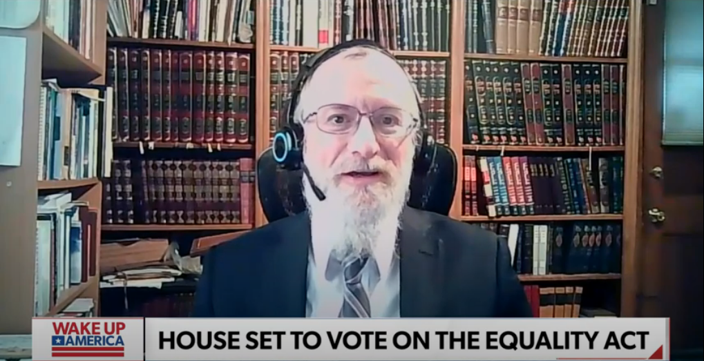 Rabbi Menken on Wake Up America (Newsmax)
