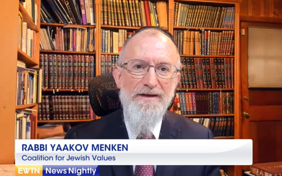 EWTN: Rabbi Menken on Antisemitic Incidents and Incitement