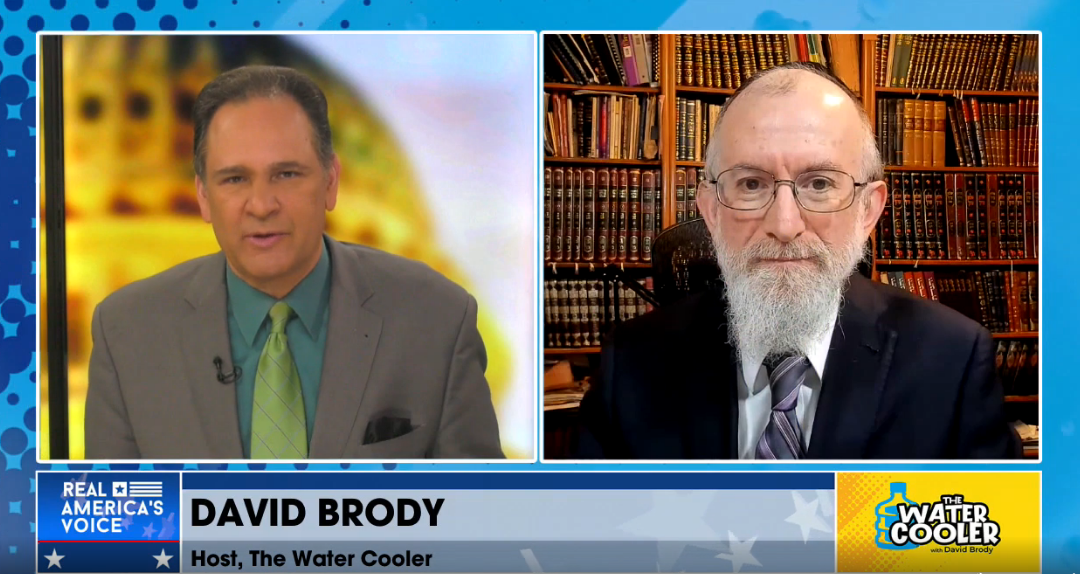 Real America’s Voice: Rabbi Menken on “The Water Cooler” with David Brody