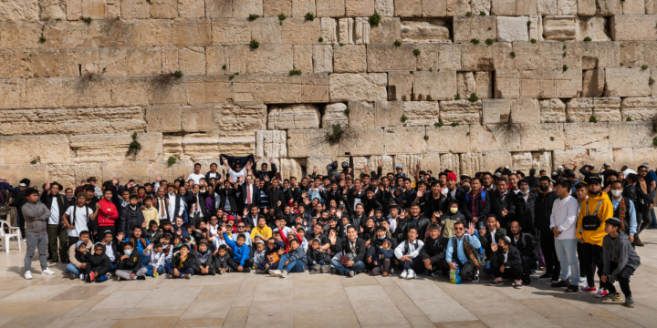 550 Bnei Menashe from India Pay First Visit to Western Wall