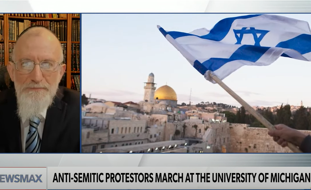 Rabbi Menken on Newsmax: Antisemitism is being ignored in favor of criminals
