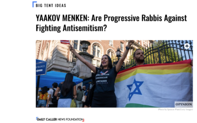 Rabbi Yaakov Menken: Are Progressive Rabbis Against Fighting Antisemitism?