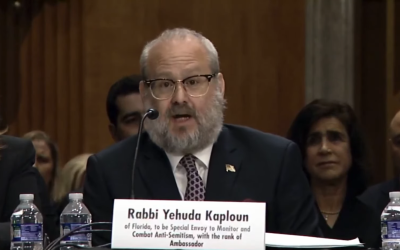 Rabbis Endorse Rabbi Yehuda Kaploun as Antisemitism Envoy