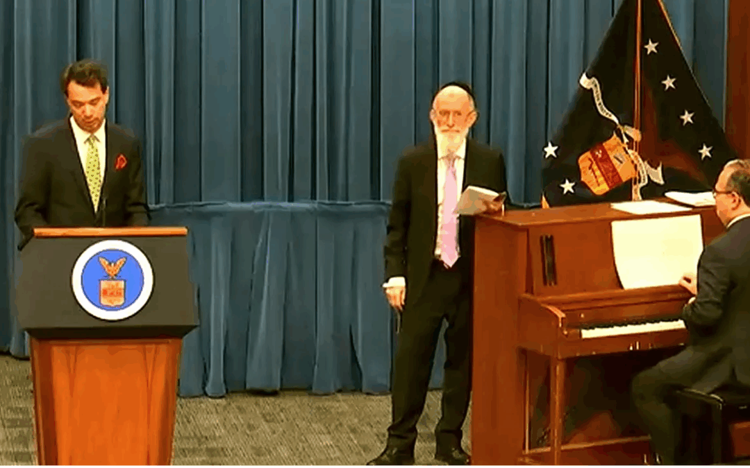 The Labor Department just held a prayer service for employees