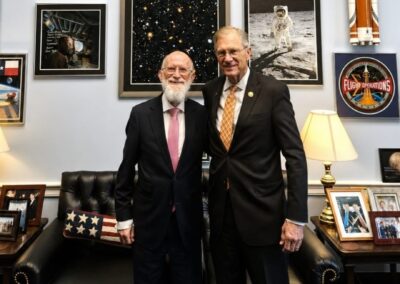 Rabbi Yaakov Menken with Rep. Dr. Brian Babin (R-TX)