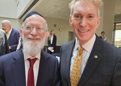 Rabbi Yaakov Menken with Sen. James Lankford (R-OK)